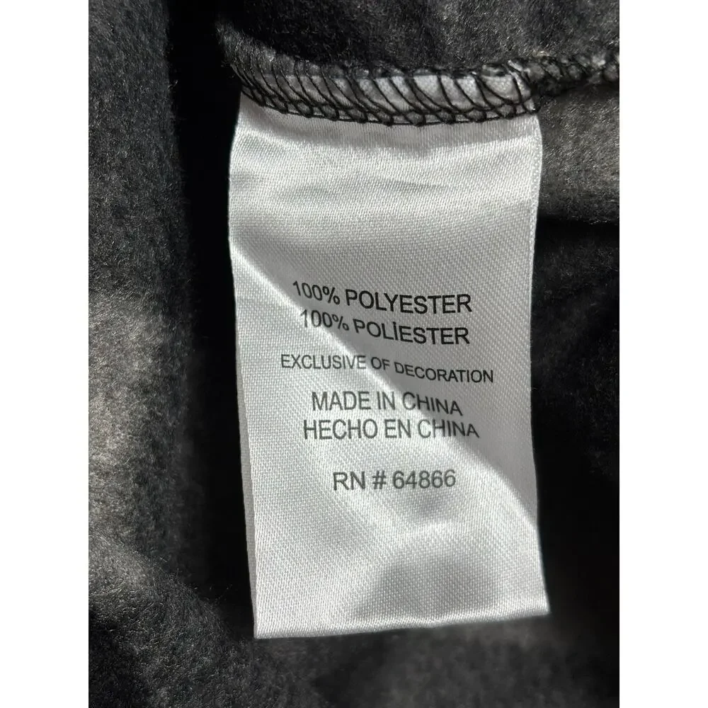 Company Eighty One Hoodie Mens XL Gray Buffalo Plaid Fleece Pullover C39HD009